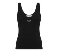 Tanktop PHILIPP PLEIN "Tank-Top", Damen, Gr. L, 02, schwarz, Obermaterial: 48% Baumwolle, 48% Modal, 4% Elasthan, Tops Tanktop (65282136-L) 02, schwarz