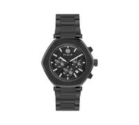 Philipp Plein Herrenuhr The Hexagon Chrono, Quarz, Edelstahl, Schwarz, PWZBA0623