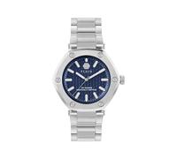 Philipp Plein The Hexagon - Silber / 38 mm / Blau
