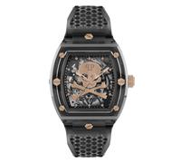 Philipp Plein Uhren - Analoge Quarzuhr The $Keleton Crystal - Gr. unisize - in Schwarz - für Damen