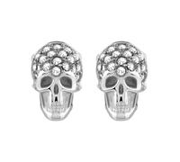 Philipp Plein Unisex-Ohrhänger Edelstahl, recycelt, Edelstahl, recycelt 36 Farbstein One Size, Silber 32030168