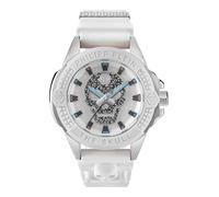 Philipp Plein Herrenuhr The $kull Titan Crystal Weiß