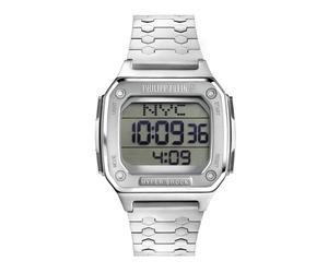 Philipp Plein Unisex Uhr Digital Quarz HYPER SHOCK silber PWHAA0521 Edelstahl