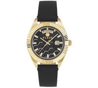 Philipp Plein Herren Uhr Analog Quarz Date Superlative Gent PWPVA0224 Leder