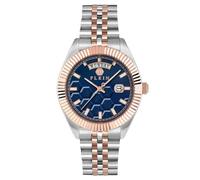 Philipp Plein Herren Uhr Analog Quarz Date Superlative Gent PWPVA0524 Edelstahl