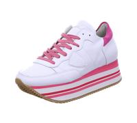 Philippe Model Da. Sneaker Plateau weiß/Pink für Damen, weiß, Größe 36 EU