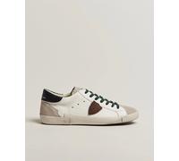 Philippe Model PRSX Low Top Suede Sneaker White/Black Weiß 45