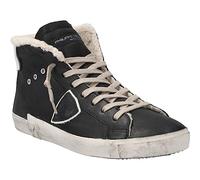 Philippe Model Sneaker PRSX HIGH, Glattleder, Schwarz, Herren EU 41