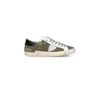 Philippe Model PRSX Low Top Canvas Mix Sneaker Grey/Military Grau 43