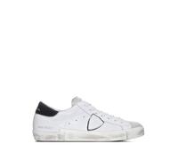 Philippe Model Prsx Low Top Leather Sneakers White/Black Weiß 43