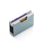 Philippi Cooper Kartenhalter mit RFID Ausleseschutz für Kreditkarten grau