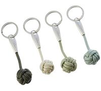 Philippi Knot Hamburger Schlüsselanhänger Silber 12 x 3,2 x 2,85 cm