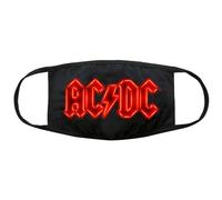 PHM Rock Off AC/Dc: Neon Logo Face Mask (Schutzmaske) Offizielles Merchandising-Produkt