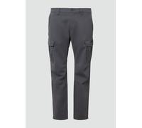 Phoenix: Cargopants aus Baumwollmix mit Struktur und Label-Details 34/32 grau 2169380.9573.34_32