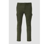 Phoenix: Cargopants aus Baumwollmix mit Struktur und Label-Details 42/34 Grün 2172117.7938.42_34