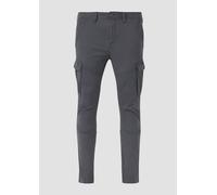 Phoenix: Cargopants aus Baumwollmix mit Struktur und Label-Details 42/36 grau 2172117.9573.42_36