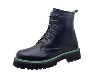 Piazza Schnürstiefel für Damen, grün, Größe 38 EU