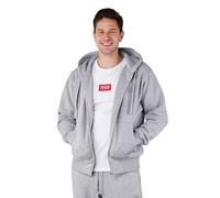 Picaldi Herren Hoodie Hustle mit Reißverschluss - Zip Kapuzenpullover - Streetwear Sweatjacke - Urban Style - Regular Fit - ideal für Alltag (DE/NL/SE/PL, Alphanumerisch, XXL, Regular, Regular, Grey)