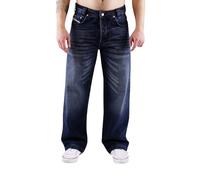 Picaldi Herren Jeans Baggy Zicco 474 Tansanit Washed Dark Navy (DE/NL/SE/PL, Bundweite & Schrittlänge, 38, 34, Tansaint)