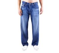 Picaldi Zicco 471 Herren Jeans | Loose Tapered Fit | Karottenschnitt Hose | Locker & Bequem geschnitten | Washed Indigo Blue