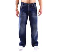 Picaldi Zicco 474 Herren Jeans | Wide Fit Straight Leg | Baggy Fit Hose | Locker geschnitten | Washed Dark Blue Denim