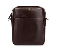 Picard Buddy 5618 Crossbody Bag für Herren aus Wasserbüffel-Leder in der Farbe Cafe, 27x22x6 cm, 561851B055