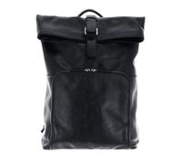 Picard Buddy Rolltop Rucksack schwarz, Leder, Herren, 15L