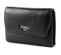 Picard Damen Geldbörse BINGO aus Echtleder Groß, Mittel | mit Druckknopf | Geldbörse | Alltag, Ausgehen