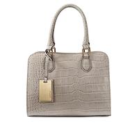 Picard, Damen Schultertasche aus Leder, in der Farbe Kiesel/Hellgrau, aus der Serie Weimar, mit Henkel, 555036N048