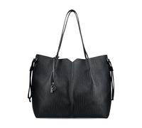 Picard Damen Shopper Onigiri | Handtasche Damen aus hochwertigem Echtleder mit herausnehmbarer Clutch | elegante Schultertasche mit viel Stauraum | ideal für Business und Alltag (Black Wave, OneSize)
