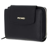 Picard Geldbörse Java 1 – RFID-Schutz, Leder, 12 cm, Schwarz
