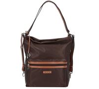 Picard Damen Schultertasche und Rucksack SONJA aus Nylon Groß mit Reißverschluss Cafe OneSize