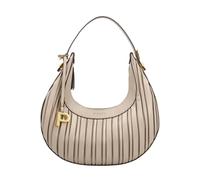 Picard Tasche Damen Schultertasche Croissant Gravel | Handtasche grau aus Kunstleder mit Reißverschluss, gesichertem Innenfach & abnehmbarem Schulterriemen | Moonbag | Halbmond Tasche Damen