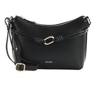 Picard Riviera Umhängetasche Leder 25 cm schwarz