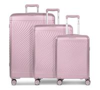 Picard Vienna 4 Rollen Kofferset 3-teilig mit Dehnfalte rosa