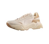 Piccola Lala Damen-Sneaker für den täglichen Gebrauch geeignet, Höhengefühl besonders bequem, Flexible strukturierte Knöchelstruktur, Beige, 37