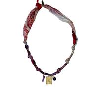 Piceioep Stilvolle Halskette aus Seidenhalstuch, atmungsaktive Baumwollmischung, Schmuck, Strandaccessoire, Halstuch für Damen, Seidenschal
