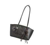 Piceioep Unterarmtasche aus PU Leder mit Anhänger, Mehrzweck Schultertasche, Bürotaschen, Arbeitshandtasche für Damen, lässig, täglicher Gebrauch, Unterarmtasche koreanischen Stil