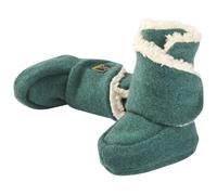Pickapooh Baby Hausschuhe Babyschuhe Walk-Boots mit Klettverschluss melange-grün Gr.3 (6-9 Monate)