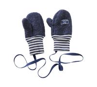 Pickapooh Baby und Kinder Fäustlinge Bio-Merinowolle Fleece marine Gr.2 (bis 2 Jahre)