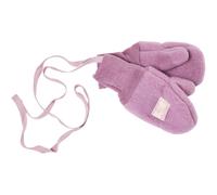 Pickapooh Baby und Kinder Fäustlinge Bio-Schurwolle Fleece altrose Gr.2 (bis 2 Jahre ) mit Daumen