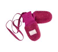 Pickapooh Baby und Kinder Fäustlinge Bio-Schurwolle Fleece granita Gr.1 (bis 9 Monate)