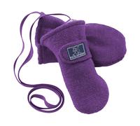 Pickapooh Baby und Kinder Fäustlinge Bio-Schurwolle lila Gr.1 (bis 9 Monate)