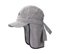 Pickapooh Baby und Kinder Sommerhut mit Nackenschutz grau-gestreift Gr.48