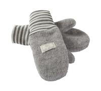 Pickapooh Kinder Fäustlinge Bio-Merinowolle Fleece grau Gr.3 (2 bis 4 Jahre)