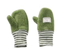 Pickapooh Kinder Fäustlinge Bio-Merinowolle Fleece moos Gr. 3 (2 bis 4 Jahre)