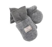 Pickapooh Kinder Fäustlinge Bio-Schurwolle Fleece dunkelgrau Gr.3 (2 bis 4 Jahre)