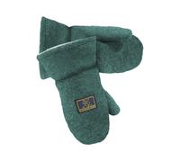 Pickapooh Kinder Fäustlinge Bio-Schurwolle melange-grün Gr.3 (2 bis 4 Jahre)