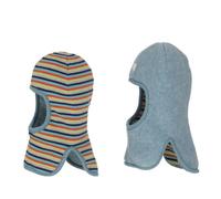 Pickapooh Sturmhaube Wende-Schlupfmütze kbT Wolle Bio Baumwolle Sea Green 48