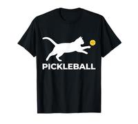 Pickleball Spieler Gelber Ball Minimal Sport Fan Alltag T-Shirt